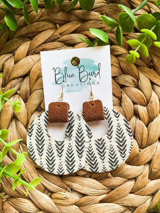 Herringbone Cork Hoops