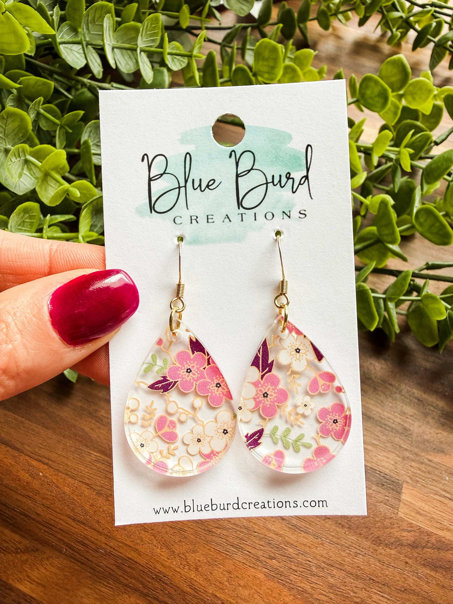 Floral Acrylic Drops