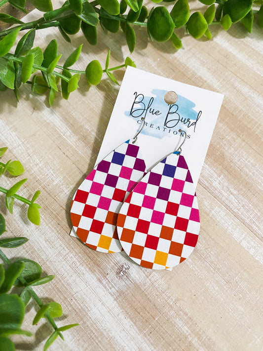 Checkered Teardrops