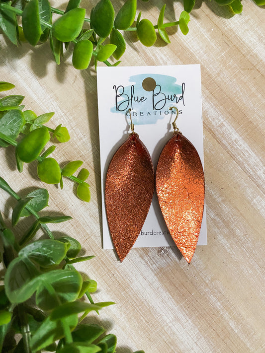 Metallic Bronze Skinny Petals