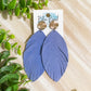 Baby Blue Suede Feather