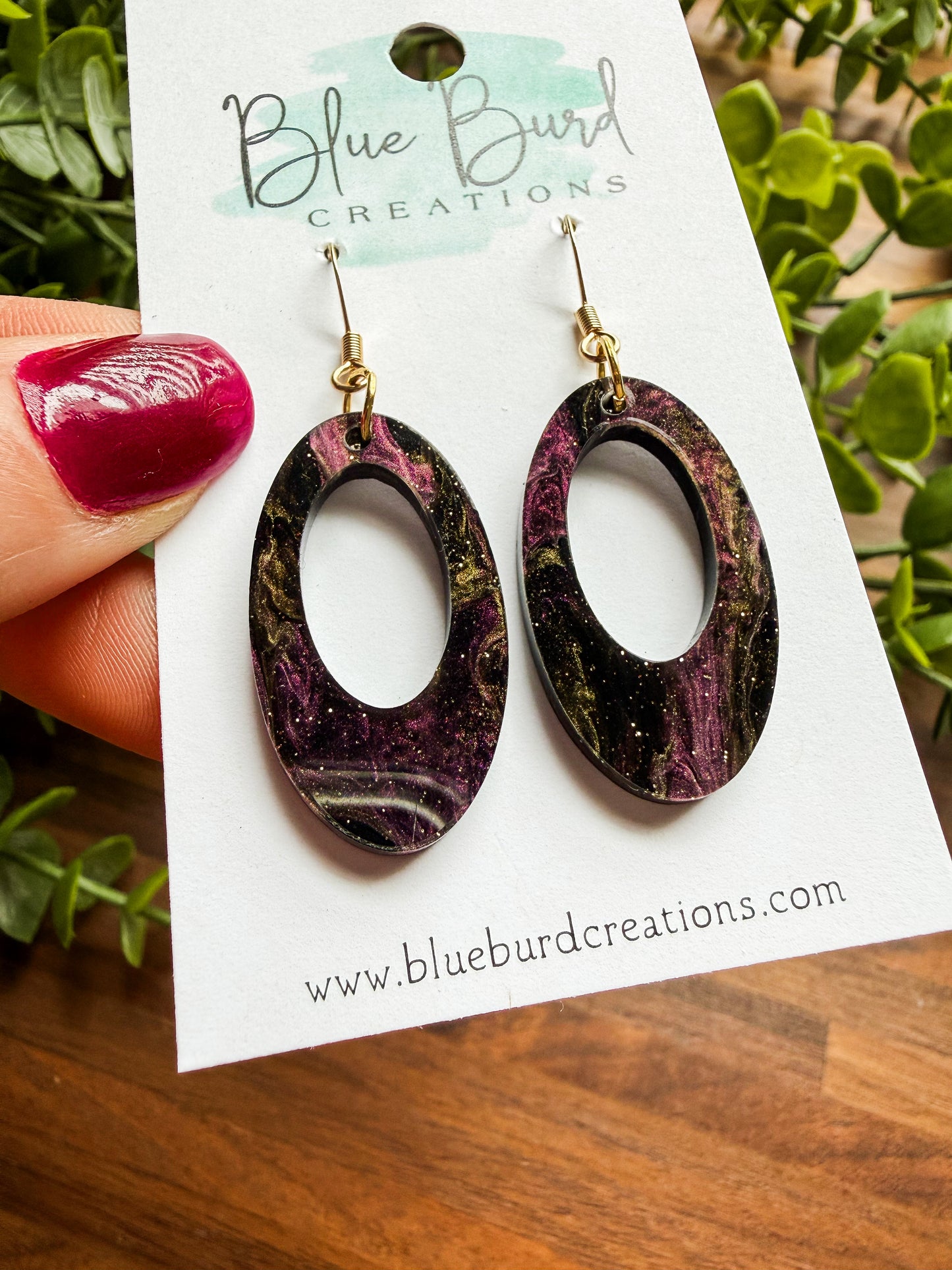 Oval Acrylic Drops