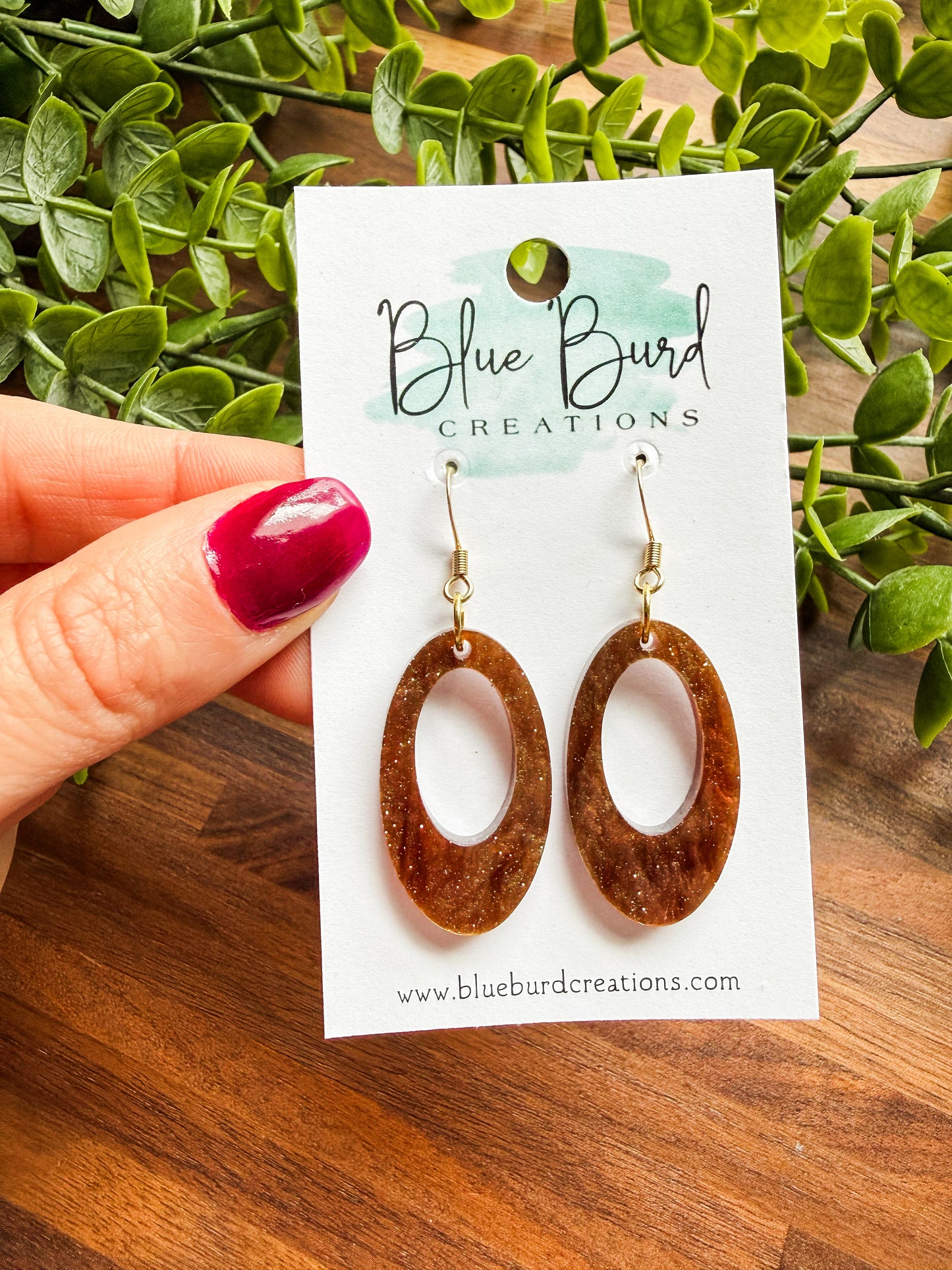 Oval Acrylic Drops