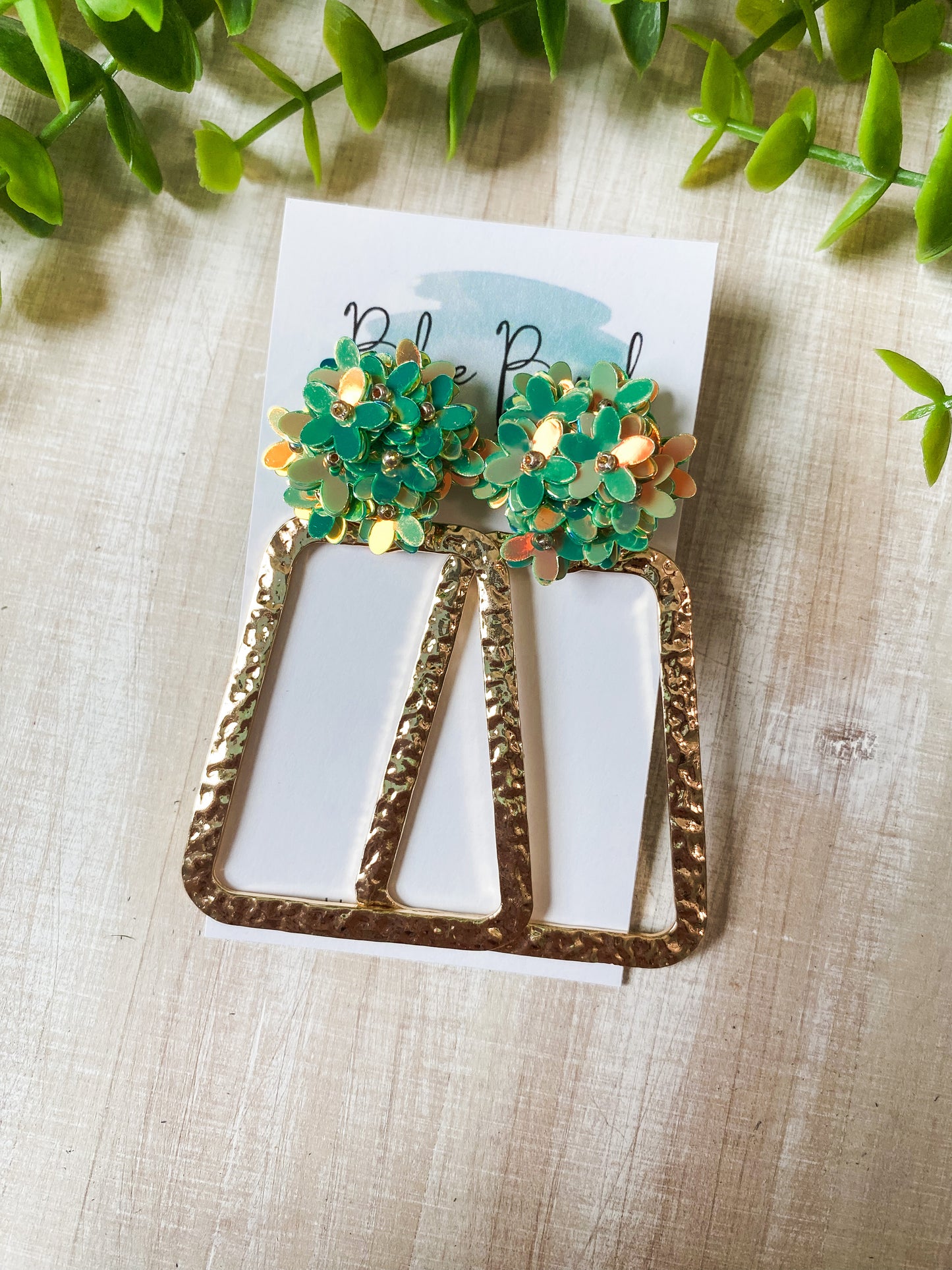 Enchanted Flower Hoops