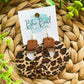 Leopard Cork Hoops