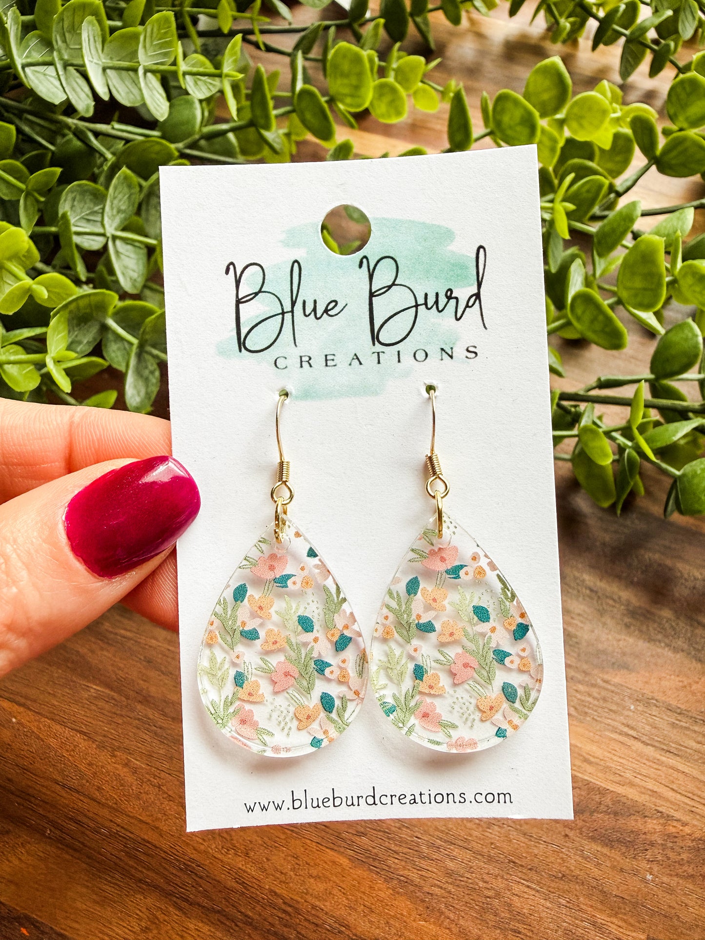 Floral Acrylic Drops