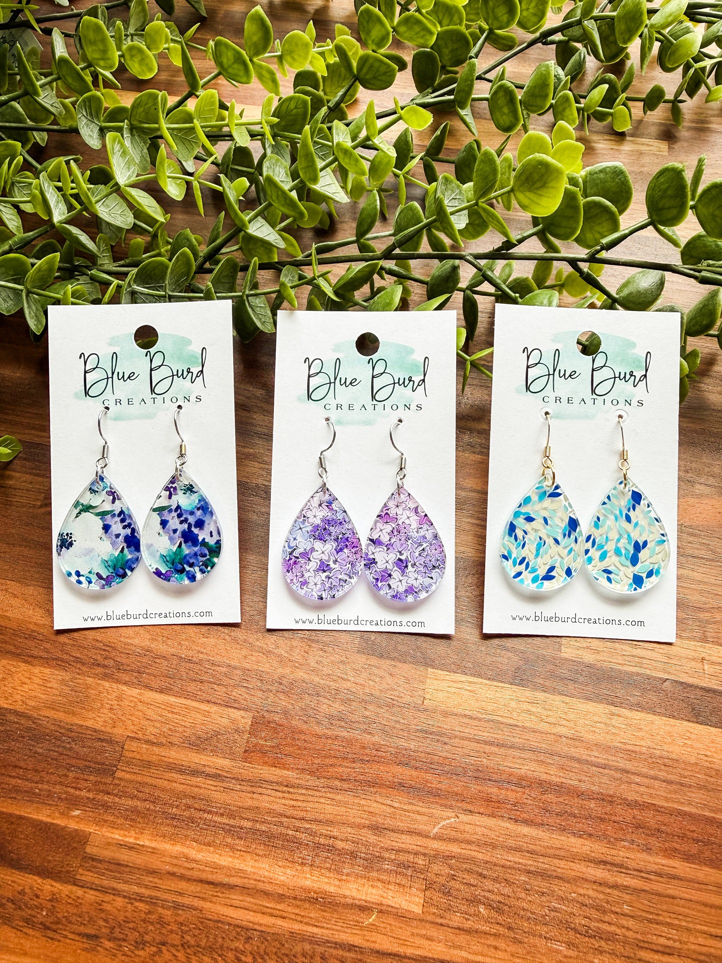Floral Acrylic Drops