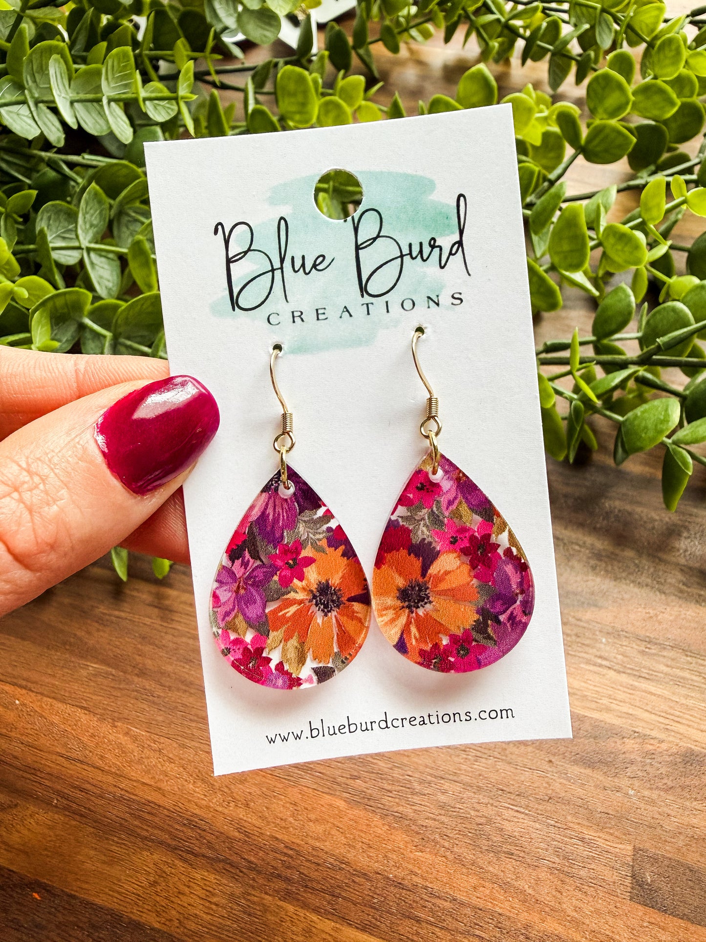 Floral Acrylic Drops