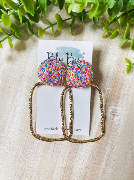 Glitter Hoops