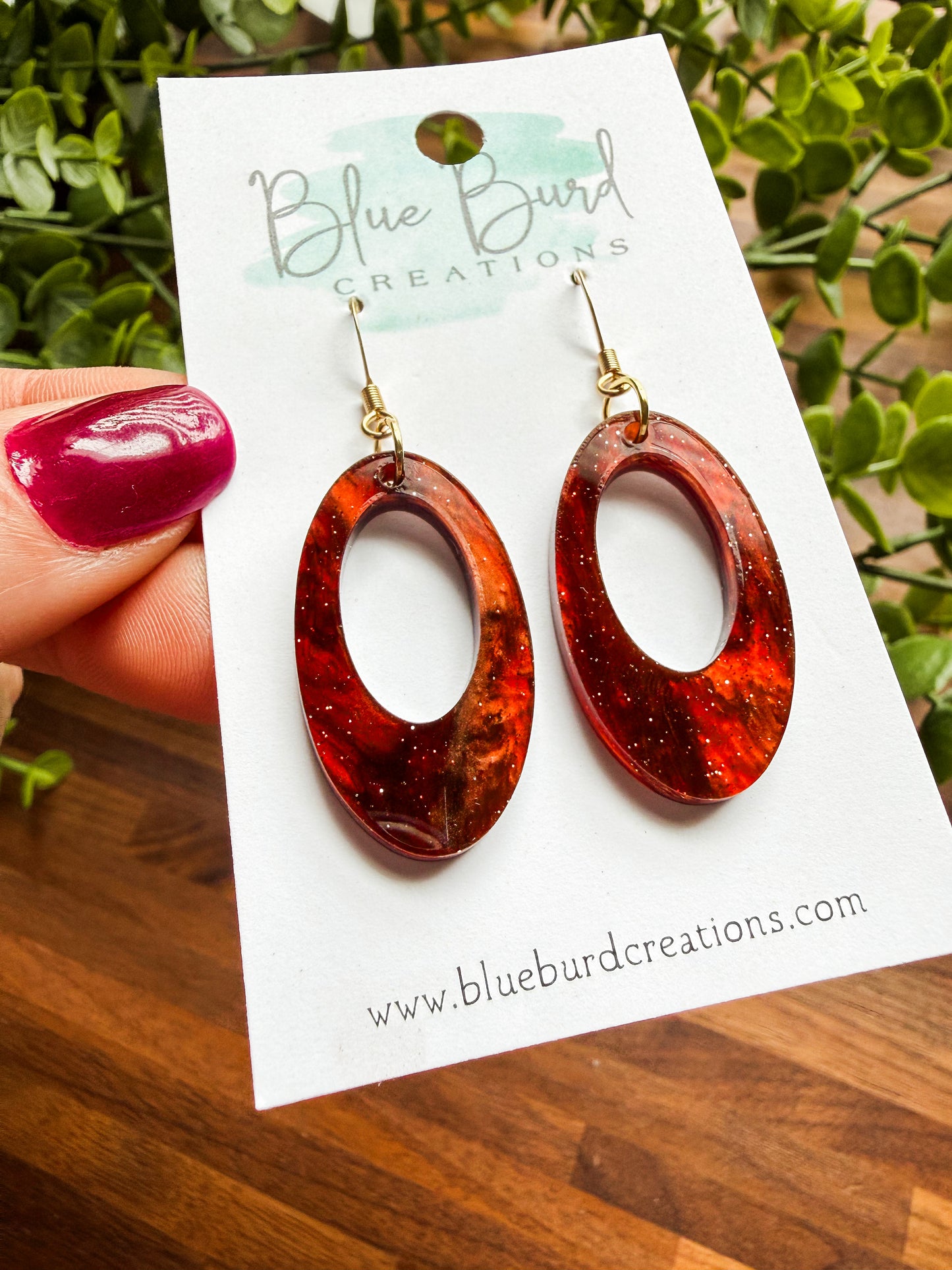 Oval Acrylic Drops