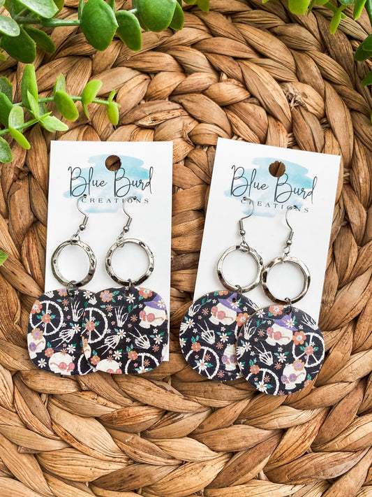 Whimsical Retro Skulls