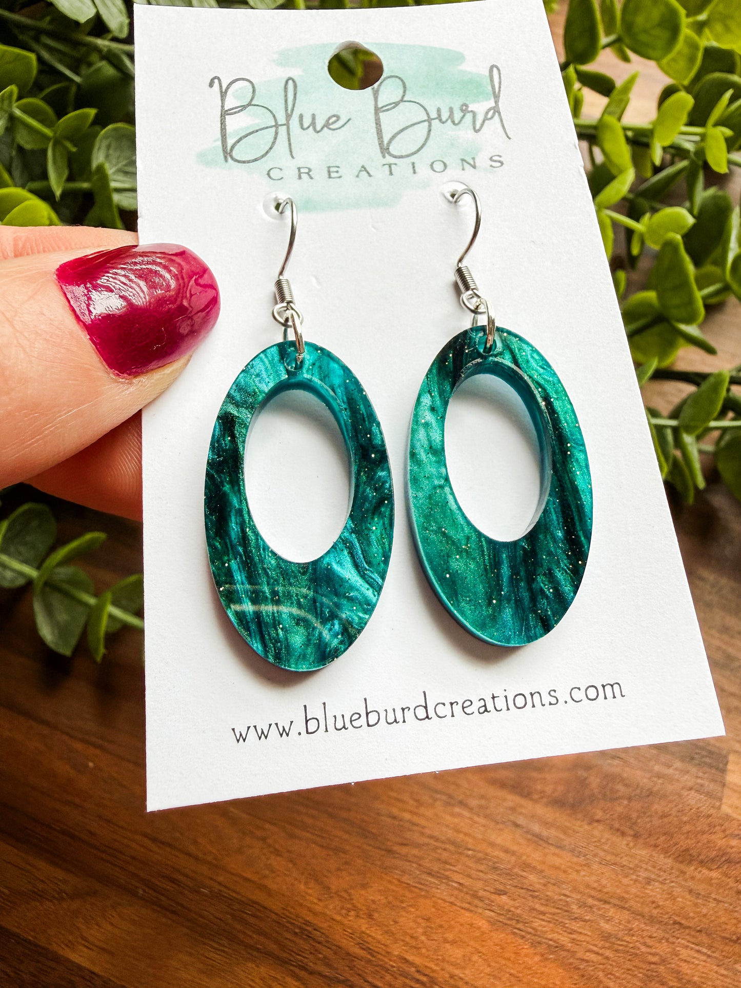 Oval Acrylic Drops