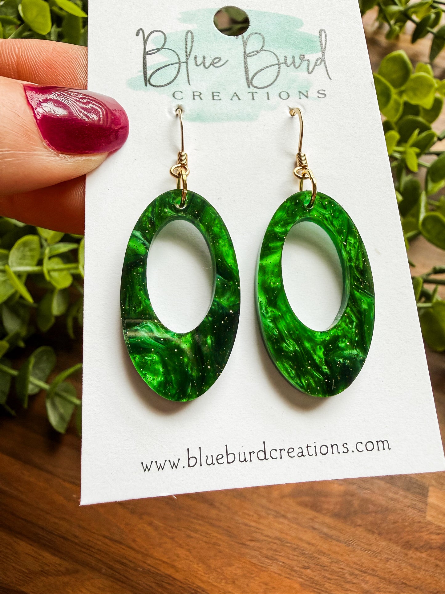 Oval Acrylic Drops