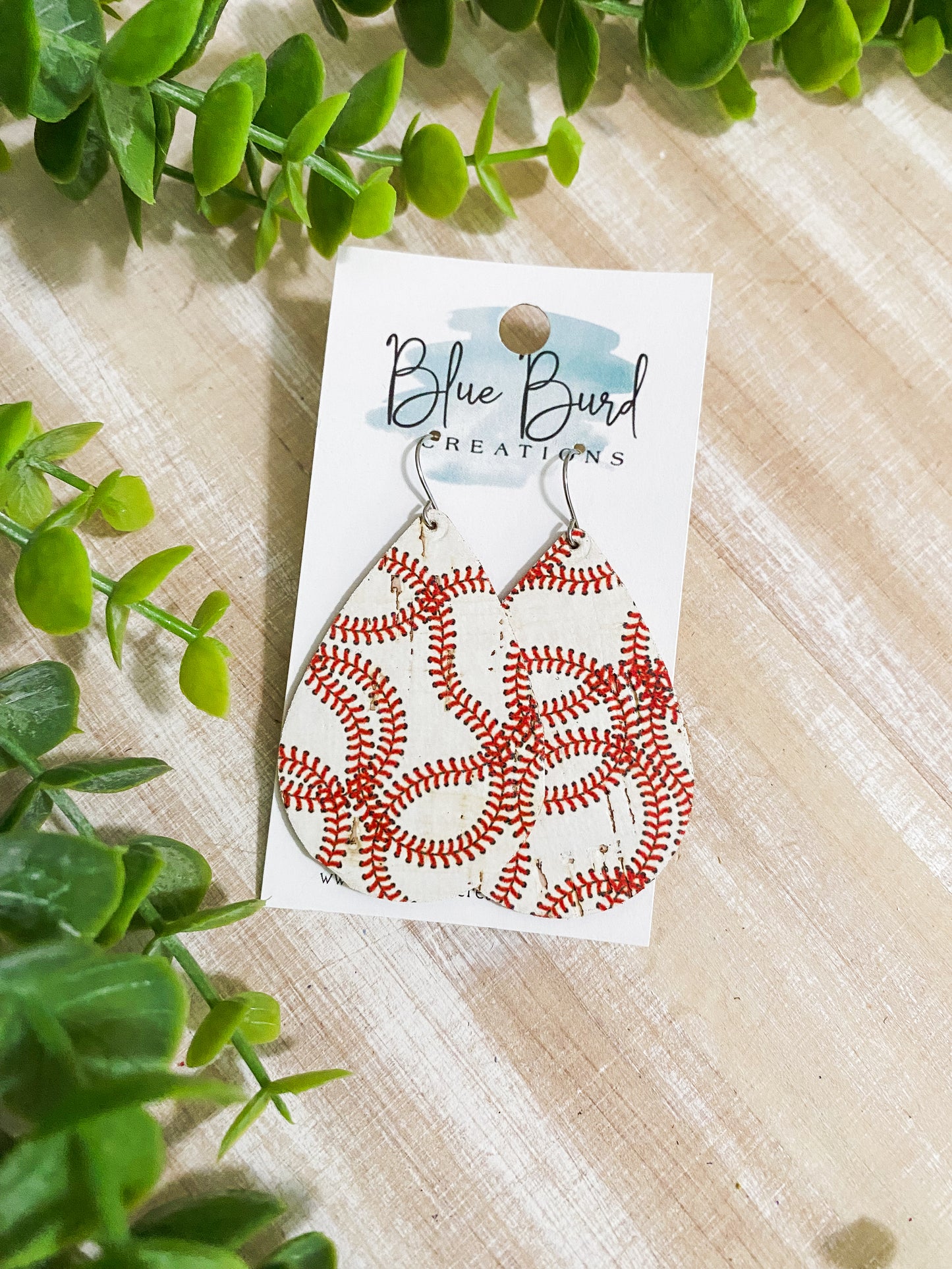 Baseball Cork Teardrops