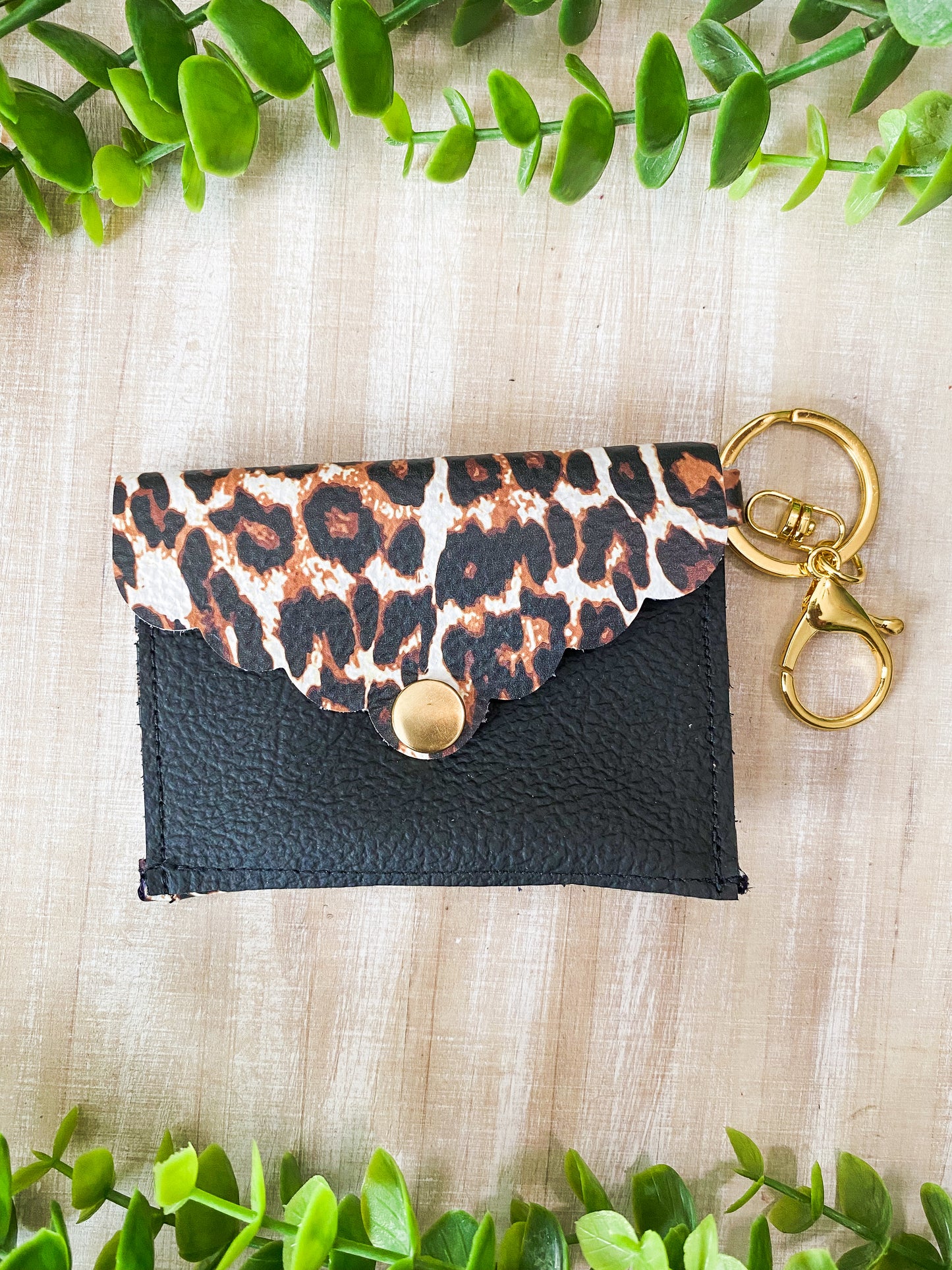 Leopard on Black