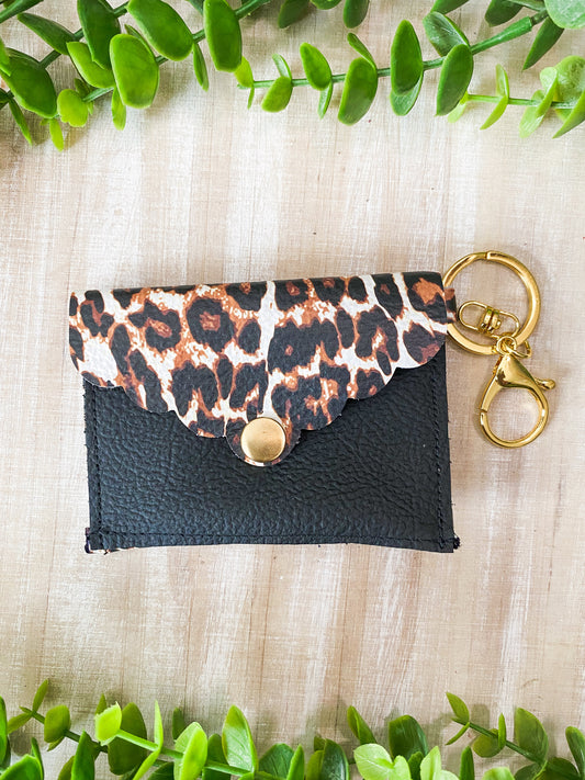 Leopard on Black