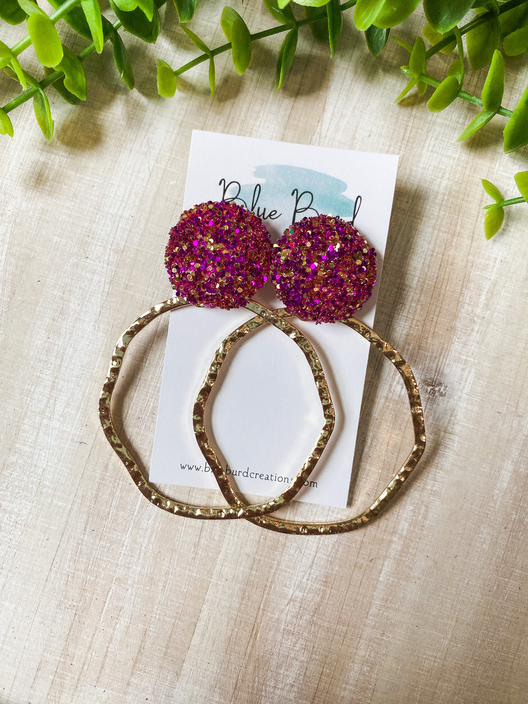 Glitter Hoops