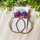 Enchanted Flower Hoops