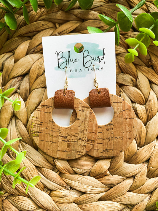 Gold Cork Hoops