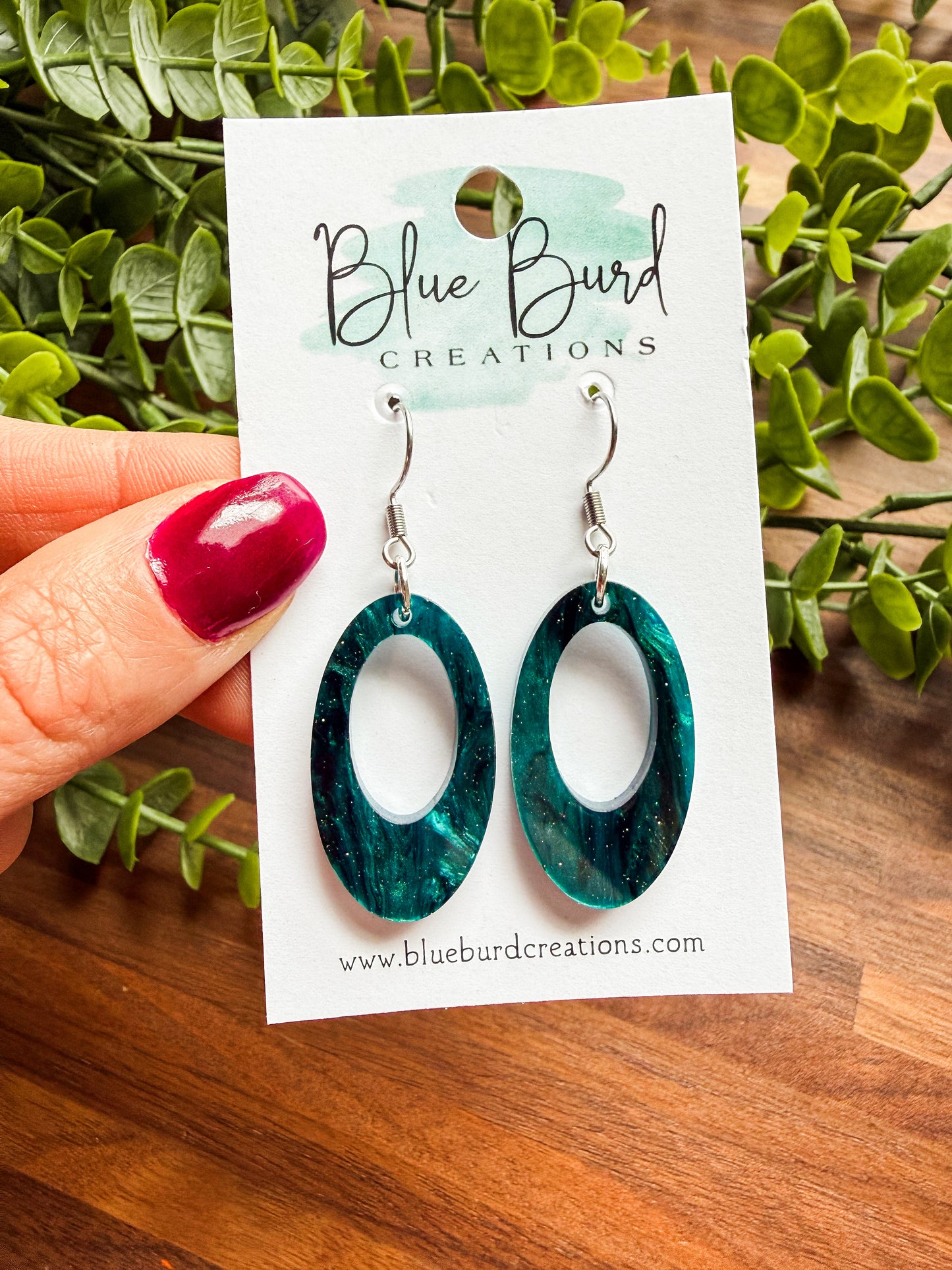 Oval Acrylic Drops
