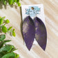Purple Splatter Skinny Petals