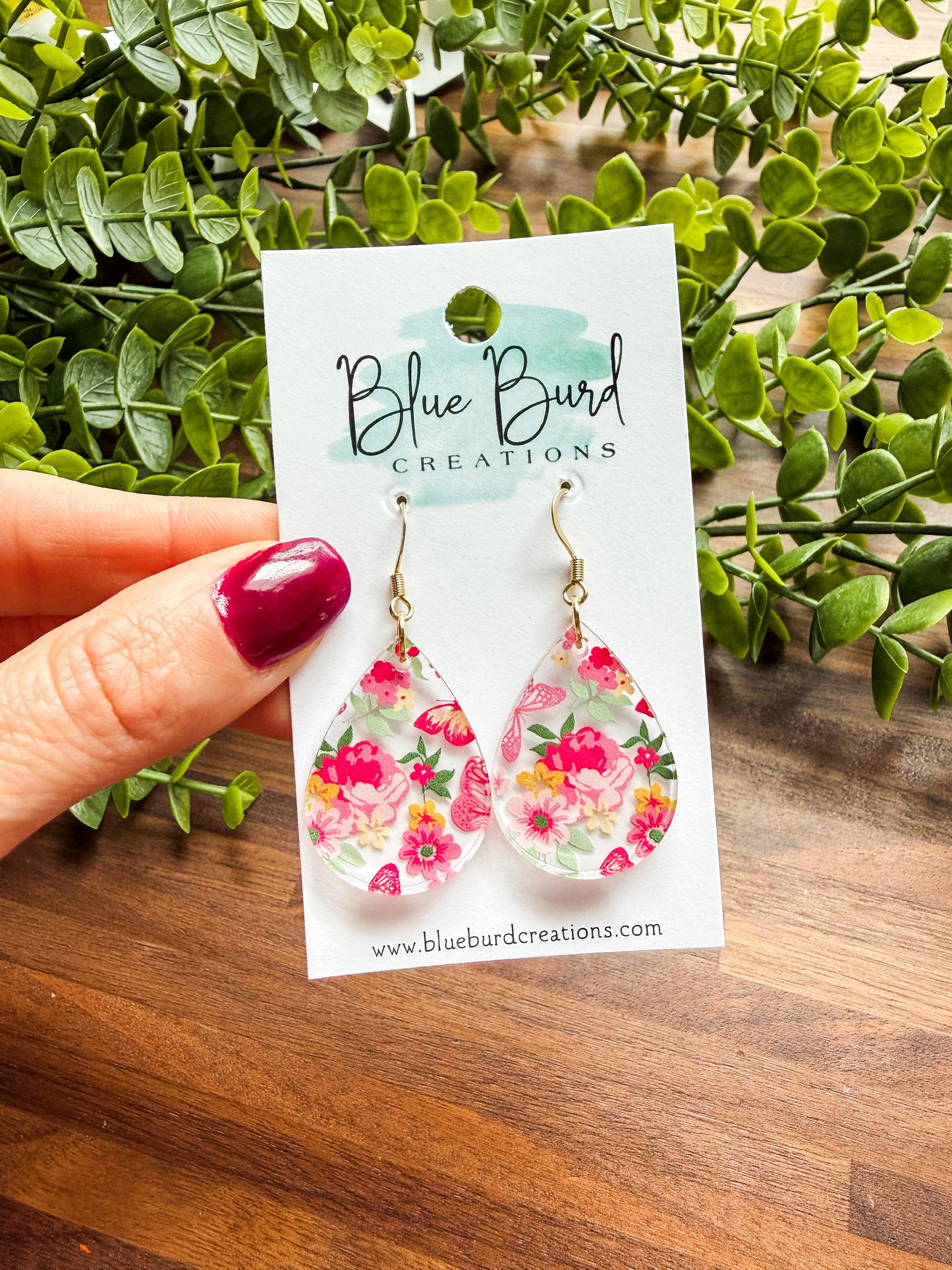 Floral Acrylic Drops