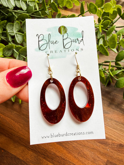Oval Acrylic Drops