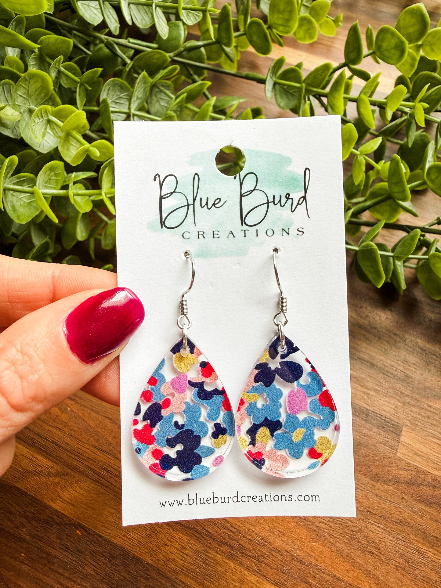 Floral Acrylic Drops