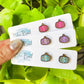 Dotted Pumpkin Studs
