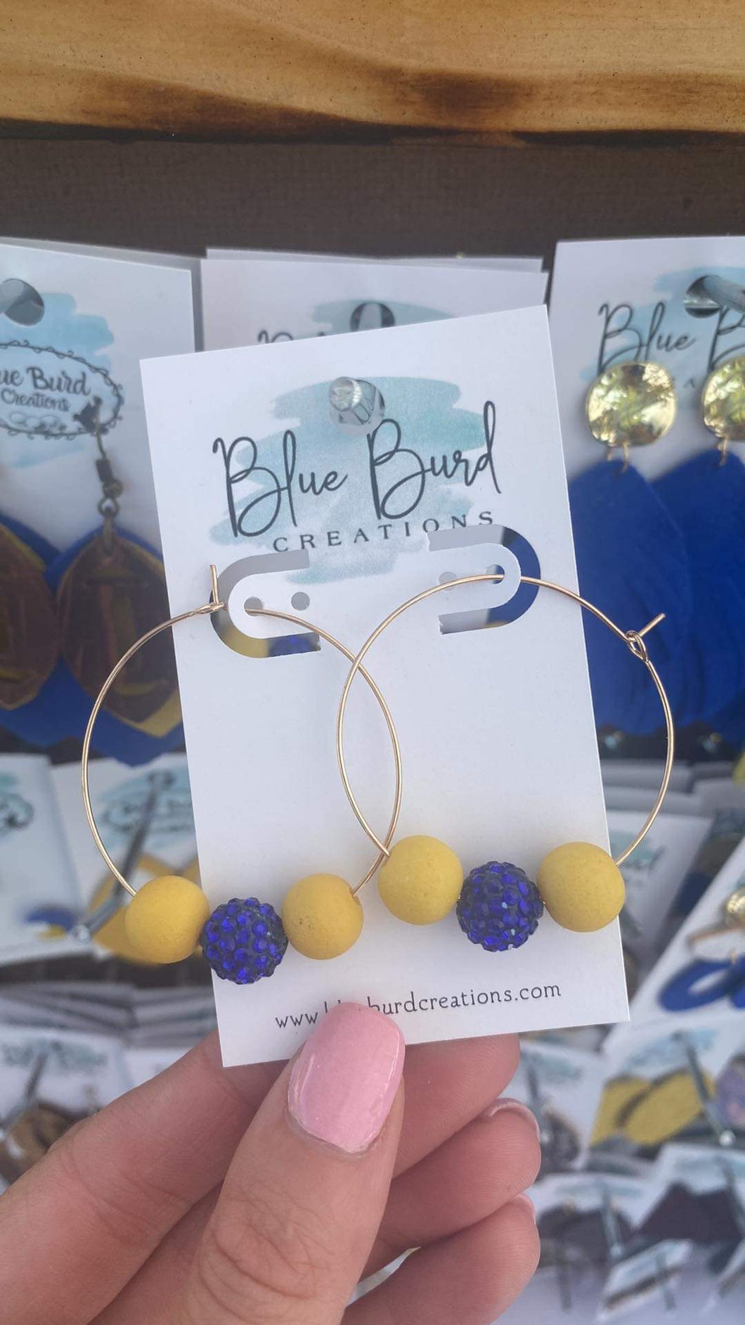 Hurricane Bead Hoops