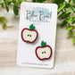 Apple Acrylic Studs
