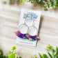 Vibrant Tropical Hoop Bars