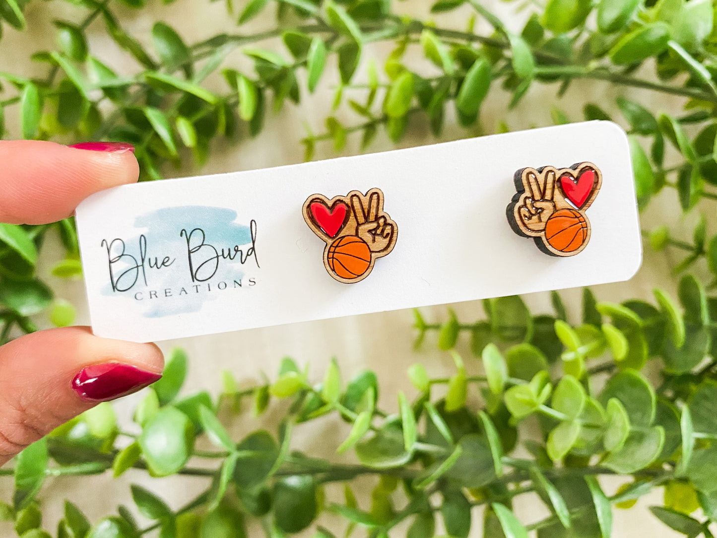 Peace Love Sports Studs