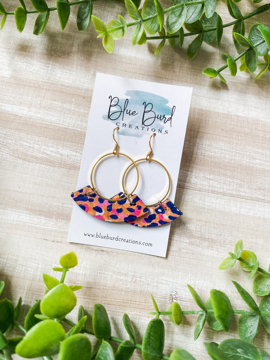 Vibrant Leopard Hoop Bars