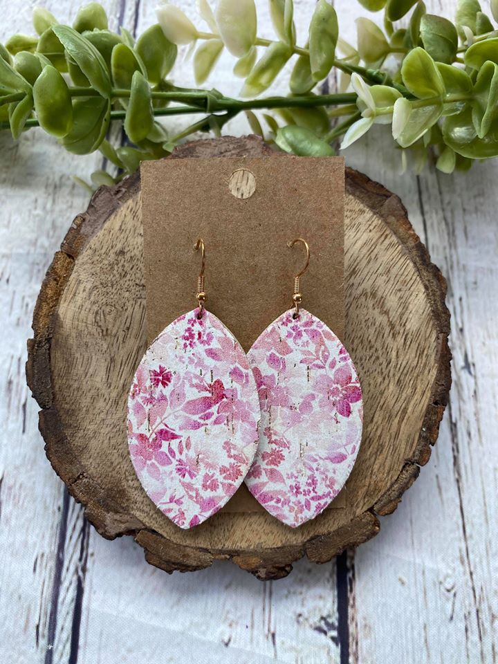Pink Floral Cork
