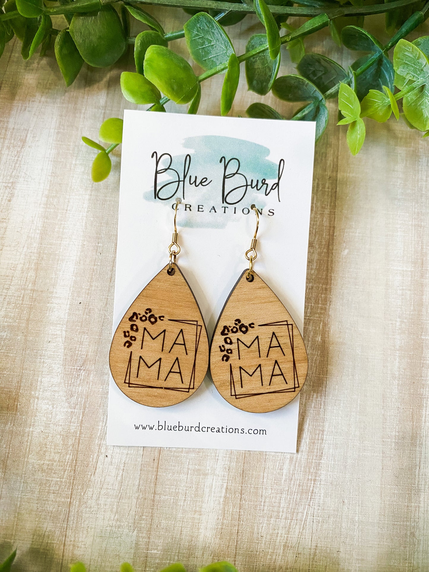 Wooden Mama Earrings