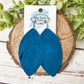 Turquoise Suede Feather