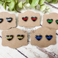 First Responder Heart Studs