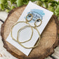 Gold Double Hoops