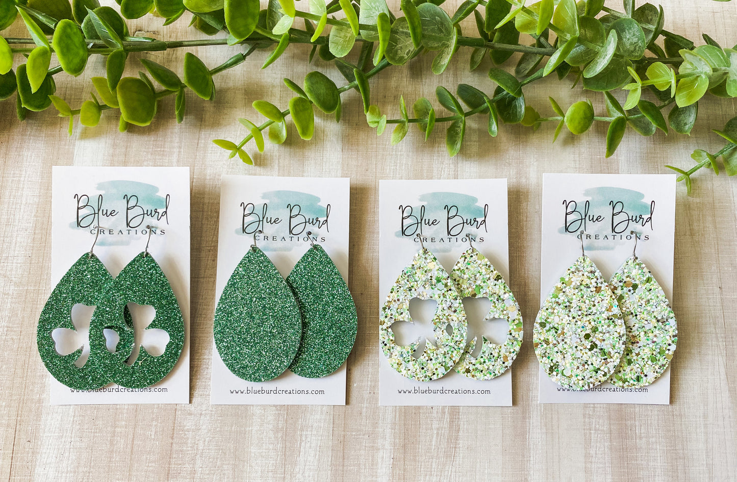 St Patty’s Glitter Teardrops