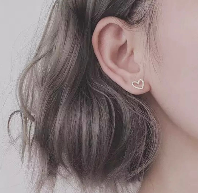 Textured Petite Valentine Hearts