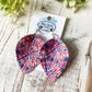 Patriotic Tie Dye Pinched Petal