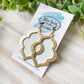 Open Scallop Brass Drops