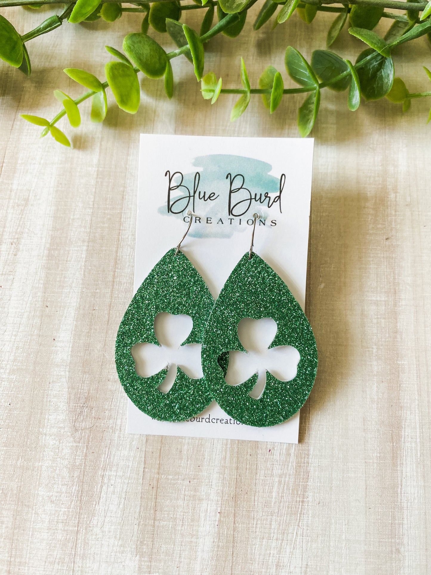 St Patty’s Glitter Teardrops