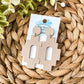 Beige Aztec Dangles