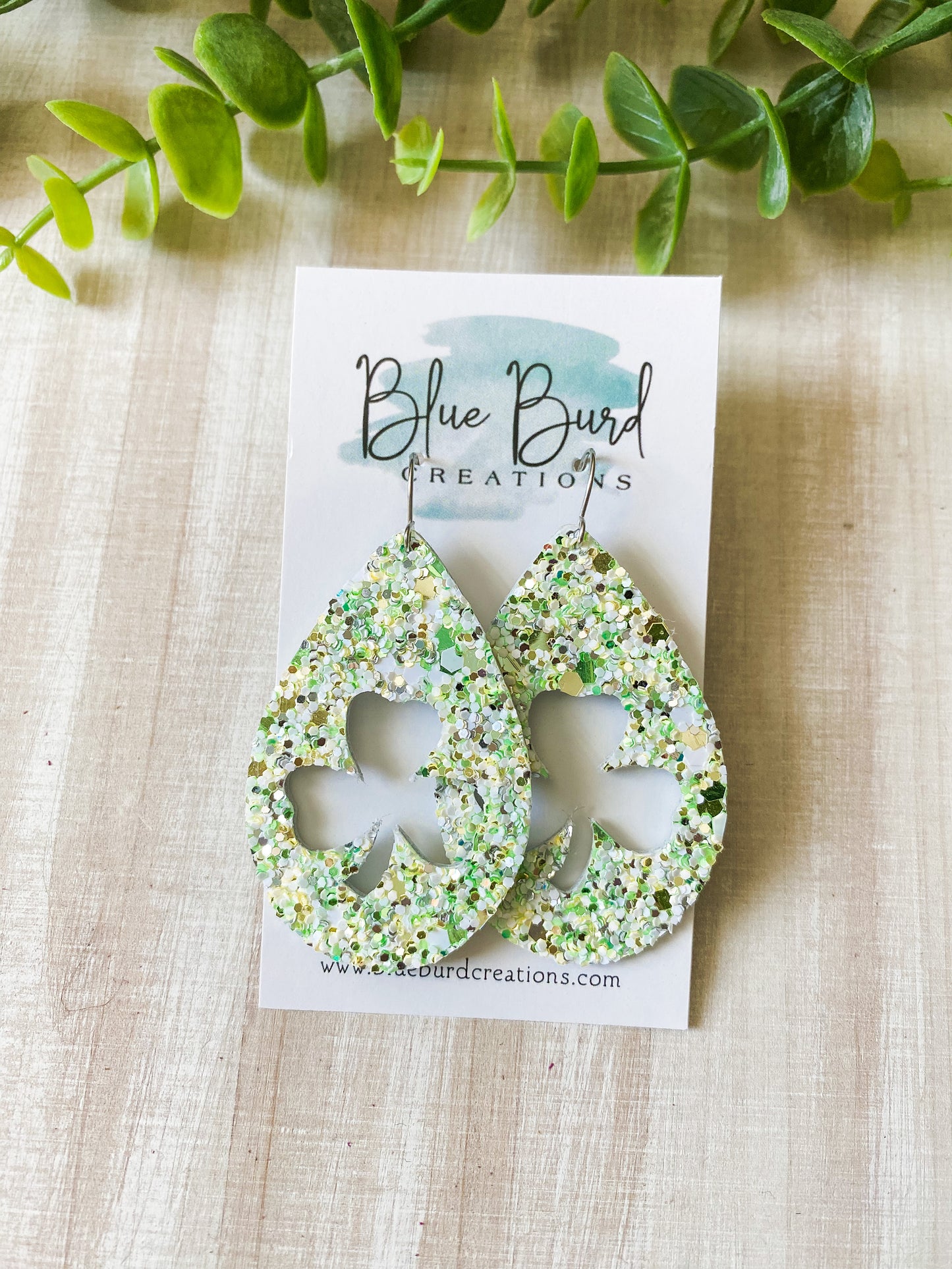 St Patty’s Glitter Teardrops