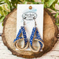 Blue Speckled Cork Knot