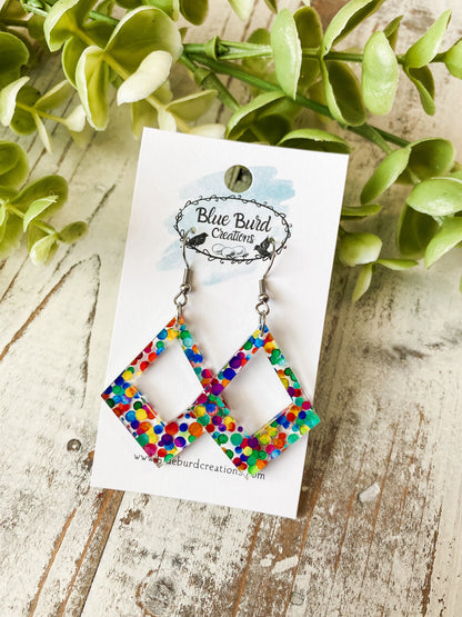 Rainbow Dot Acrylics