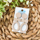 Beige Geo Dangles