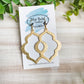 Open Scallop Brass Drops